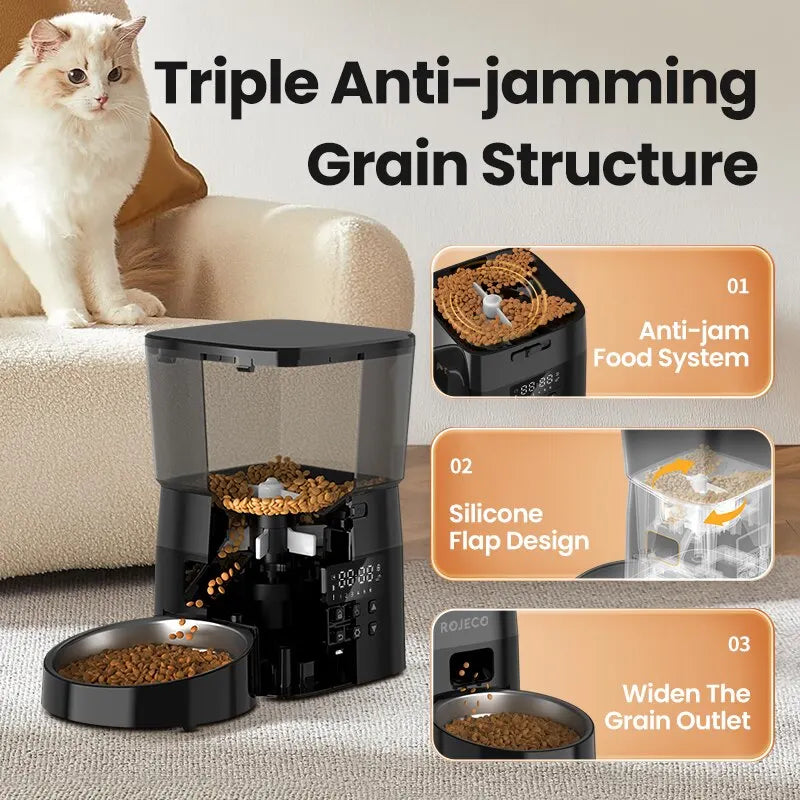 ROJECO Automatic Pet Feeder